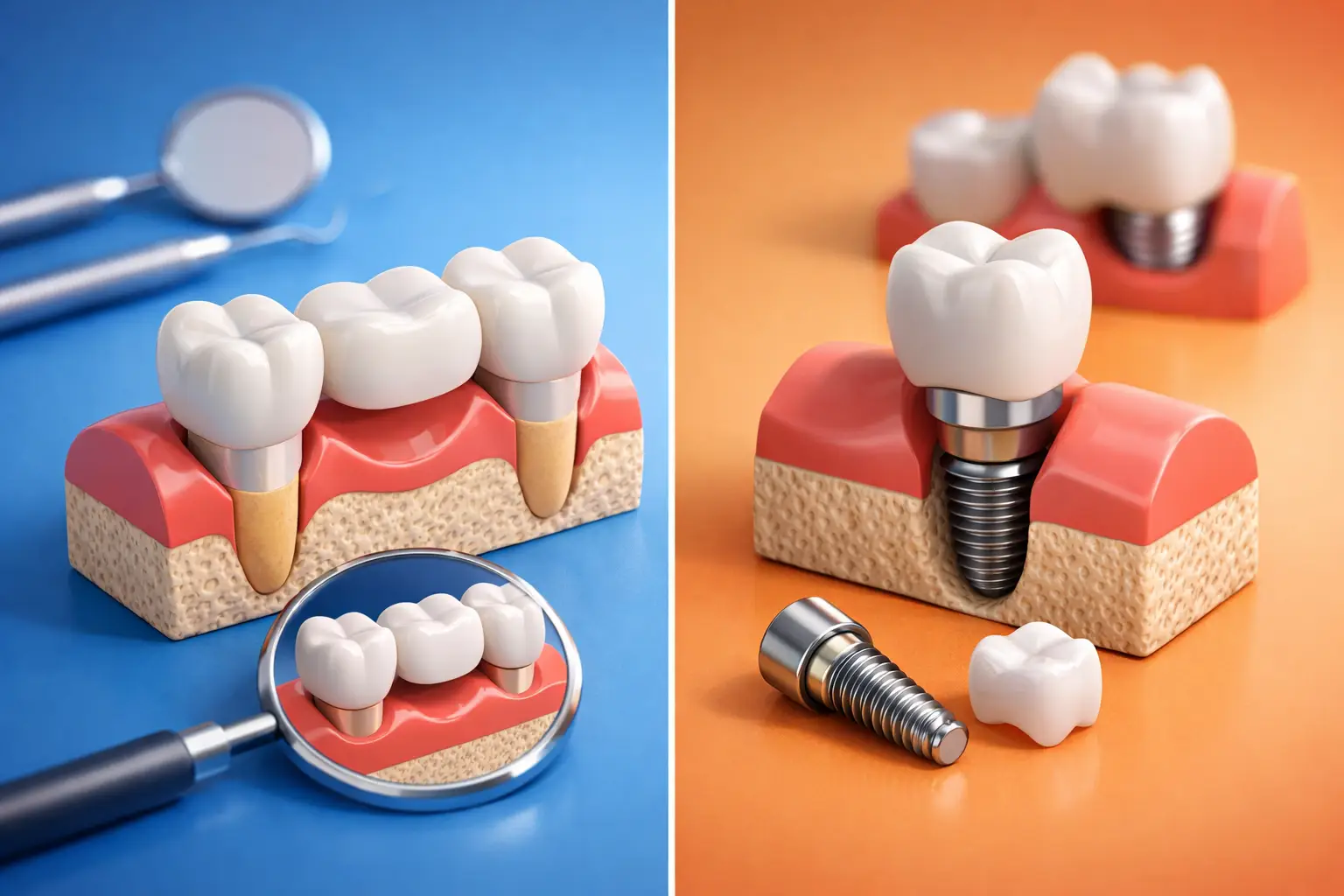 Dental Bridge vs Implant: Which Suits You?