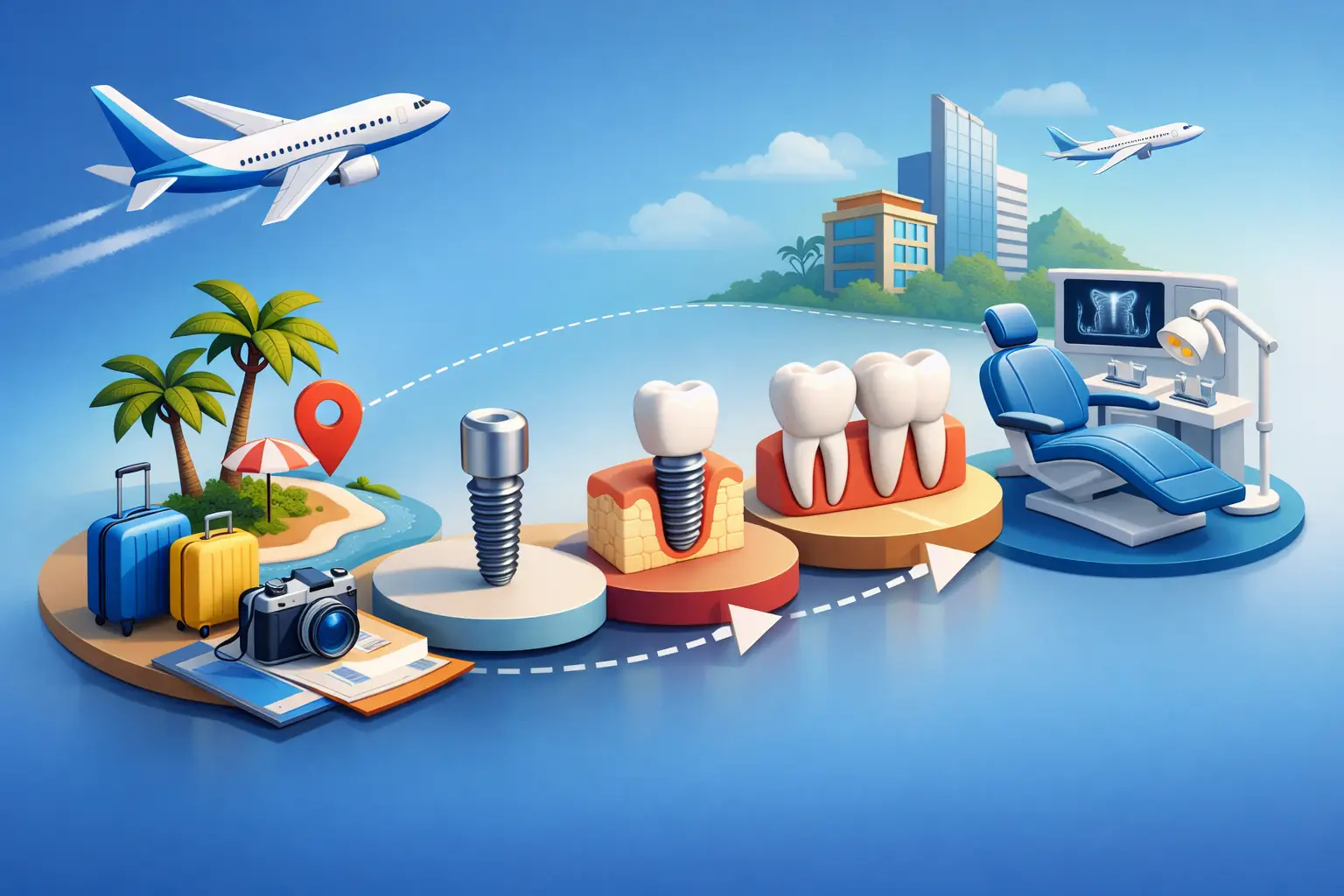 Travel Timeline for Dental Implants Explained