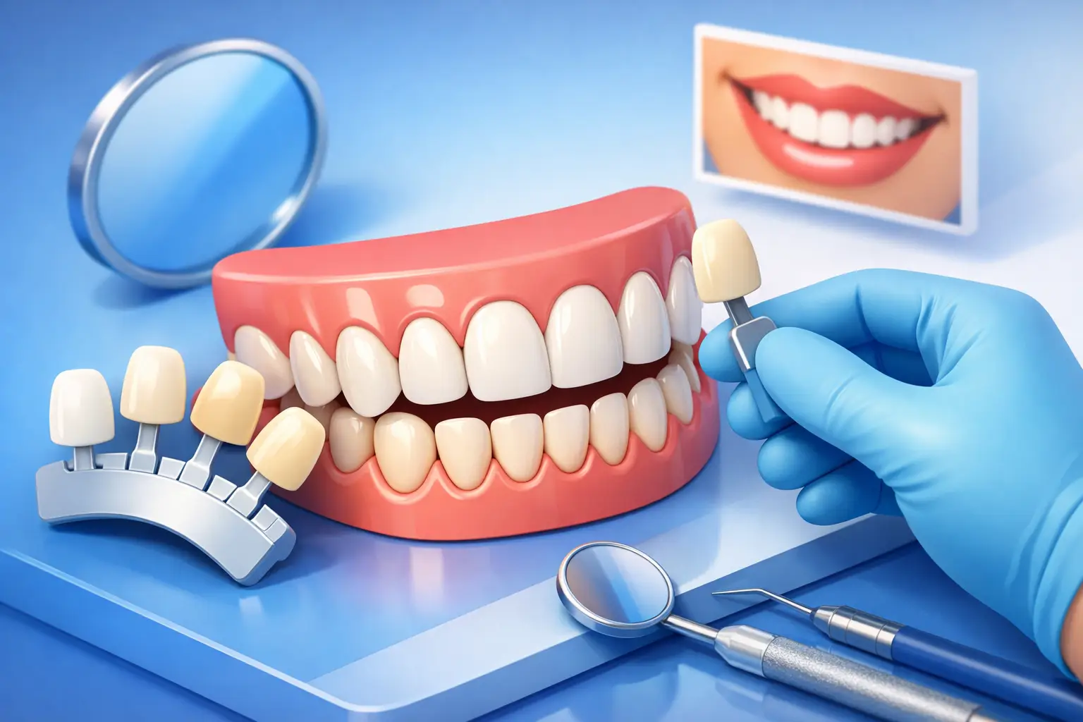 How to Choose Veneers Shade for a Natural Smile