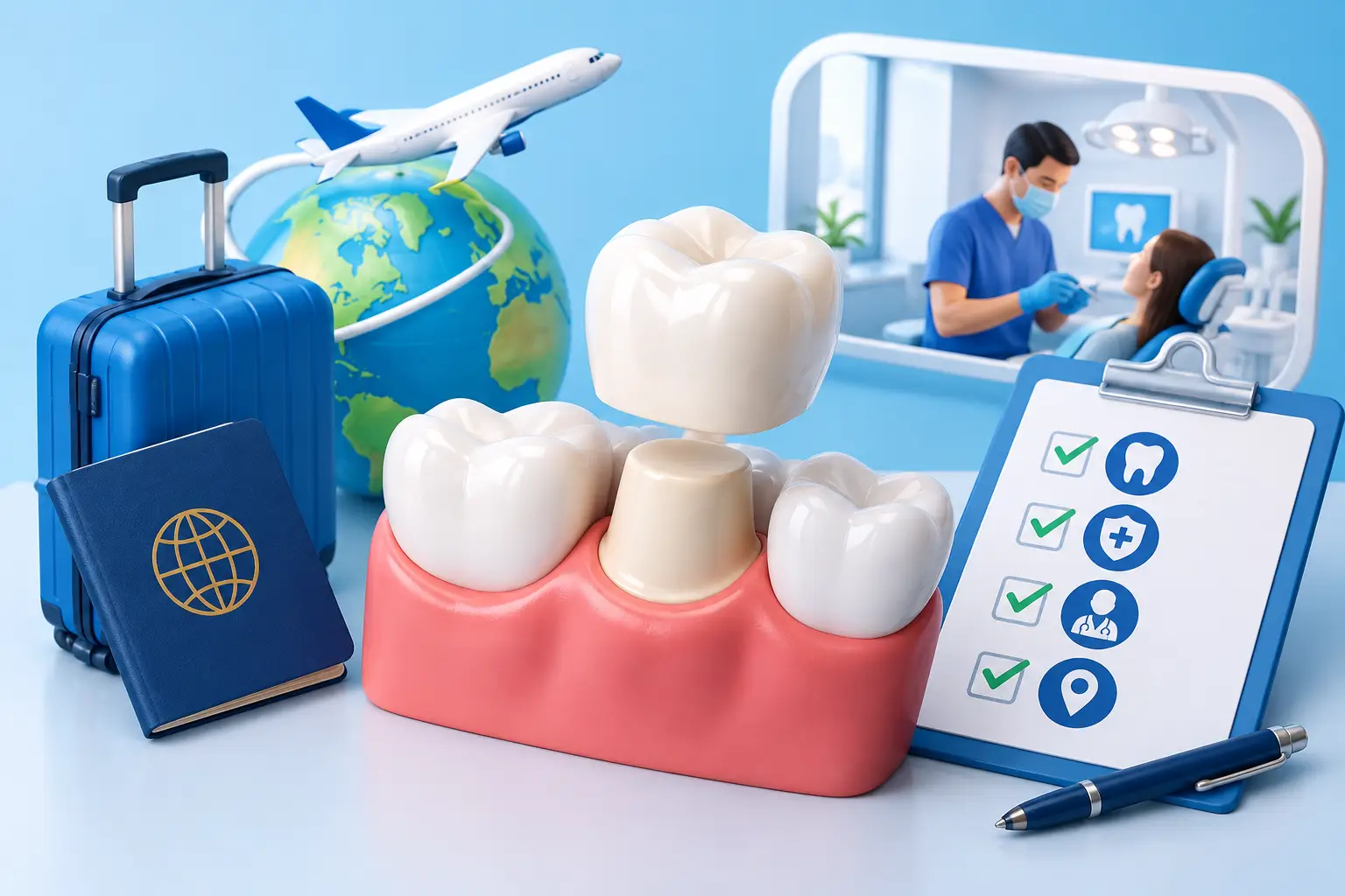 Dental Crowns Abroad: What to Check First