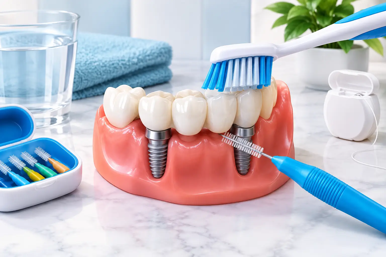 How to Clean Implant Bridges Safely at Home
