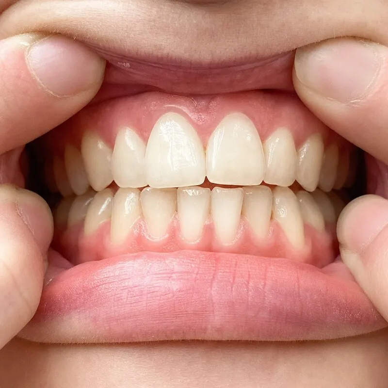 Example front view dental photo